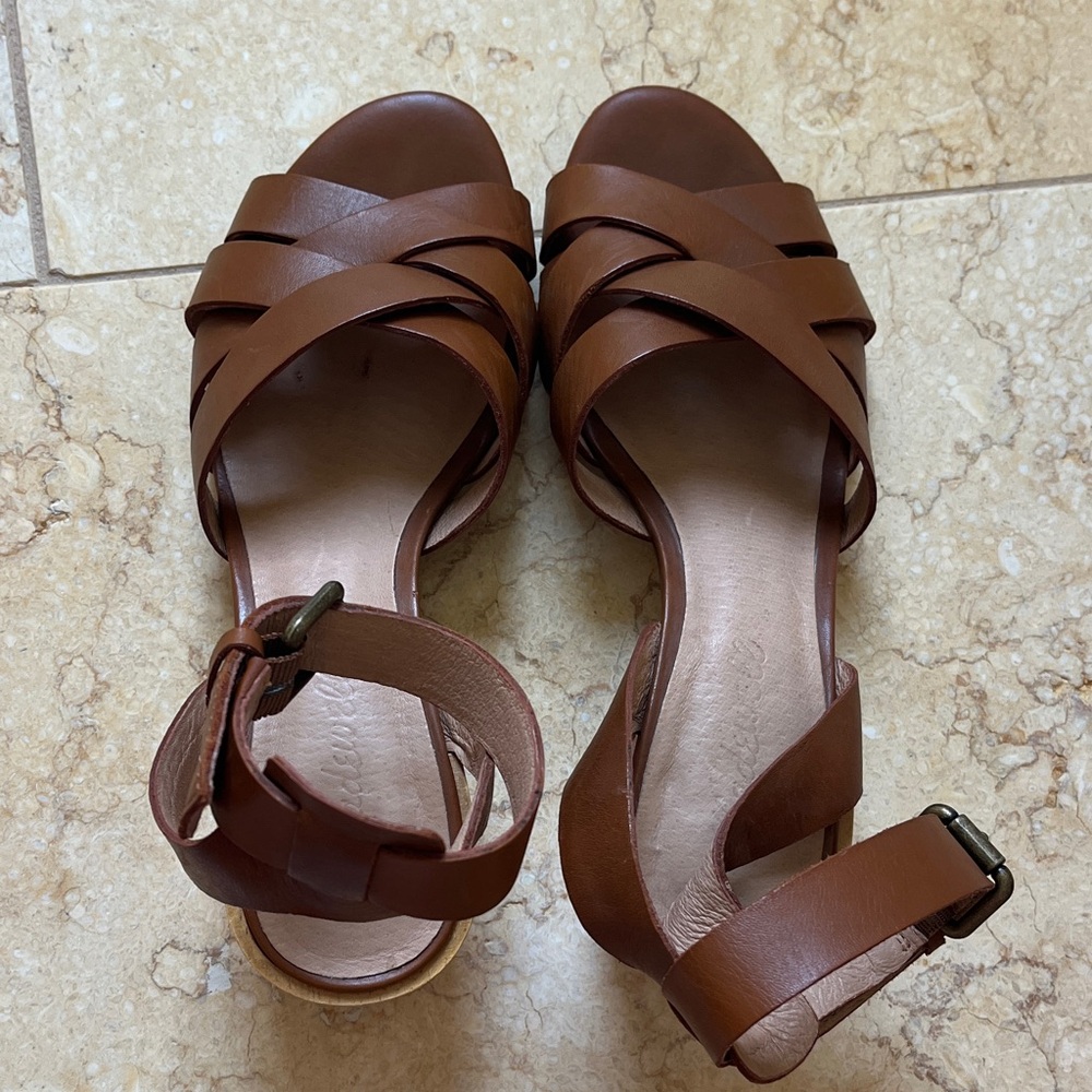 Madewell Brown Strappy Sandals